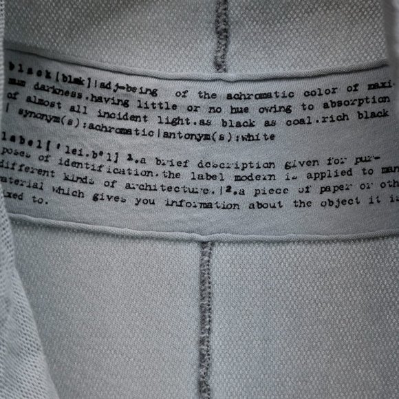 Rundholz Black Label Light Blue Mesh Distressed Cardigan - Picture 4 of 12